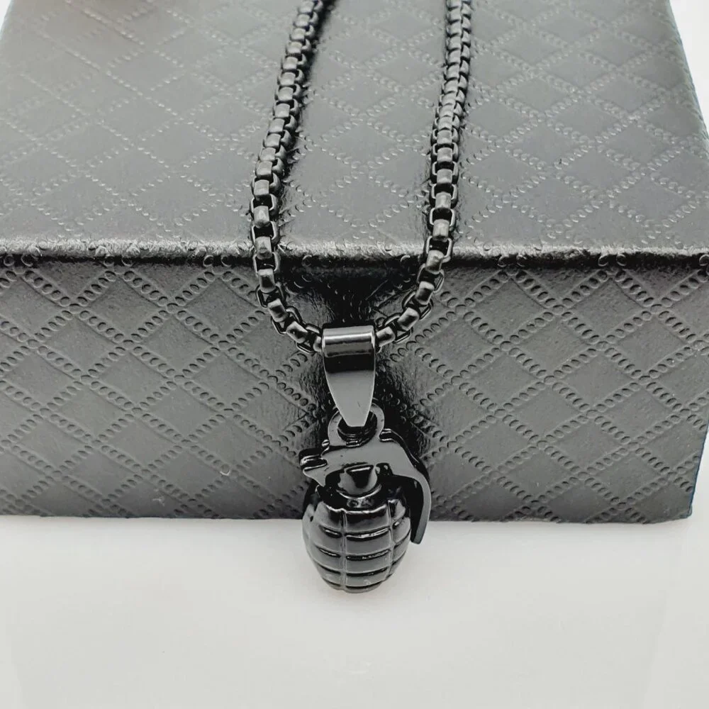 ❤️Custom Unique Hand Grenades Necklace, N90201P114